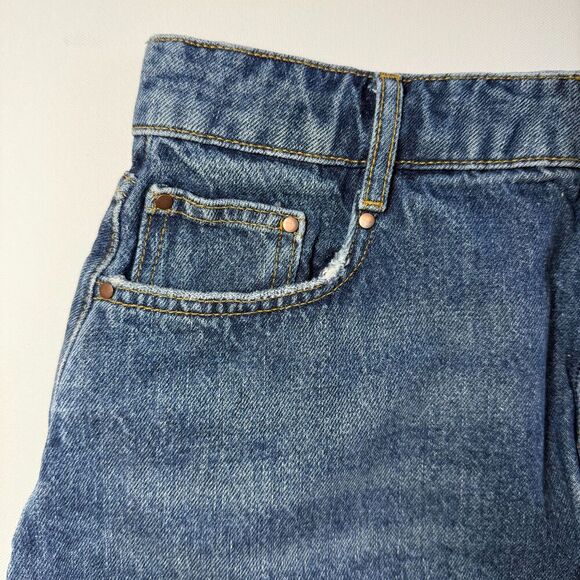 Boden Denim Mini Skirt, Medium Wash, Versatile, Size 8, Boots or Sandals 2/$25 - Picture 4 of 15